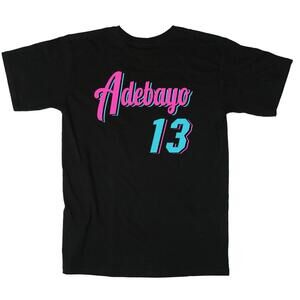 Bam Adebayo Miami Heat Vice City Long Short Sleeve T Shirt